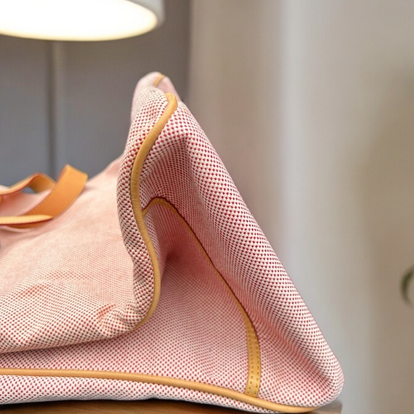 Dooney & Bourke Pink Canvas and Leather Tote - Picture 8 of 14